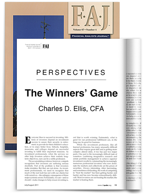 Charley Ellis explains investing in the Financial Analysts Journal