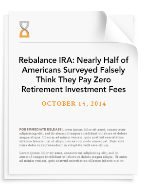 Nearly Half of Americans Surveyed Falsely Think They Pay Zero Retirement Investment Fees