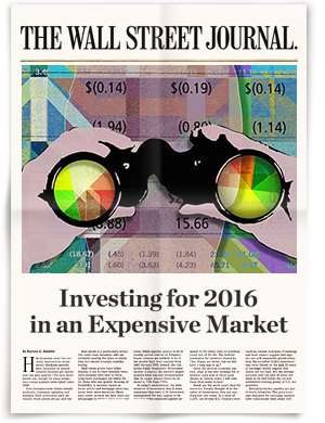Investing for 2016 in an Expensive Market