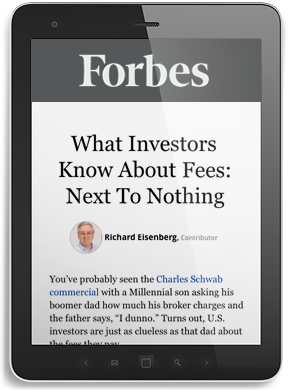 Forbes exposes the high cost of retirement investing fees