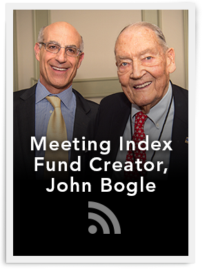 John Bogle addresses investors on low-cost long-term investing