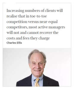 Charles Ellis Active investing