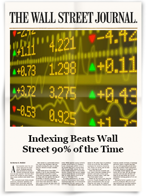 Burt Malkiel Wall Street Journal Indexing Beats Wall Street