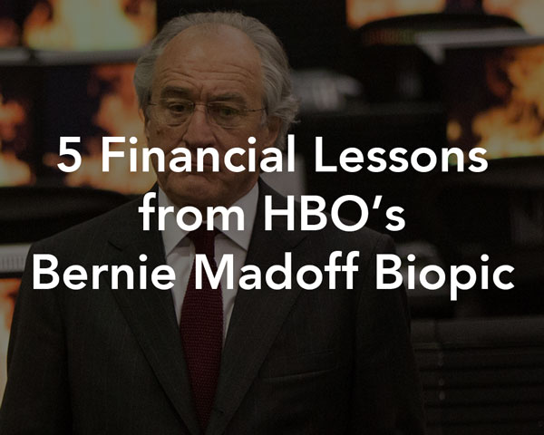 Bernie Madoff lessons